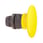 Harmony paddetrykshoved i plast med Ø60 mm padde i gul farve med fjeder-retur ZB5AR5 miniature