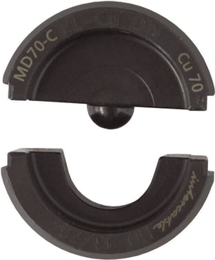 Presbakke "indent"  for 16mm² kobber til serie 130 værktøj DIN 46234_46341 MD16-C