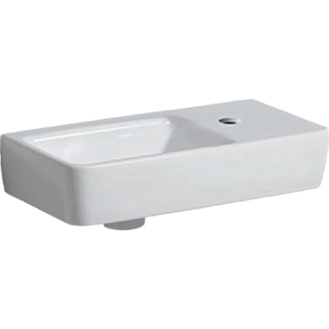Geberit Renova Compact washbasin f/bathroom furniture, 500 x 250 x 150 mm, white porcelain 500.929.00.1