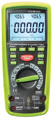 Elma 5800 – Digital insulation tester with true RMS multimeter function 5706445840113