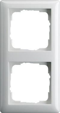 2-modul-ramme Standard 55 hvid blank 021203