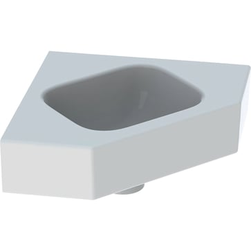 Geberit Icon corner washbasin, 460 x 330 x 130 mm, white porcelain 124730000