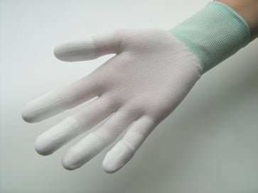 ESD Gloves 440 with PU White size L 440-L