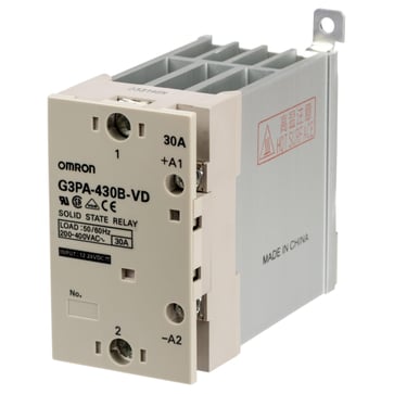 DIN rail/surfacemounting 1-pole 30 A 440VACmax  G3PA-430B-VD DC12-24 BY OMZ 376271