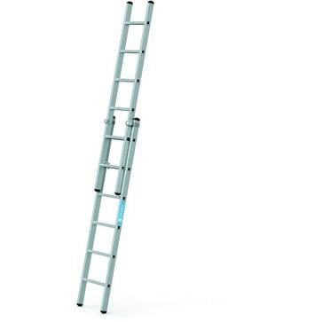 Push-up ladder, 2-part, 2x6 steps 2,95 m 40245