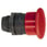 Harmony paddetrykshoved i plast med Ø40 mm padde i rød farve med fjeder-retur ZB5AC4 miniature