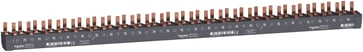 Sløjfeskinne 3P + nul 80A 24 moduler bundmontage A9XPH724