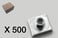 500 Busbar clamp M10 0062-0000Q2 0062-0000Q2 miniature
