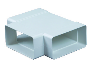 Flat duct T-piece (55x110 mm), white UNITE-KP55-26