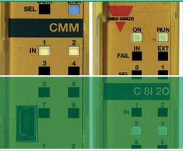 Sikkerhedscontroler Certus master con.fig.bar,8DI/2OSSD SIL+ SILCL3 Ple Cat.4 B: 22,5mm 24VDC CMM