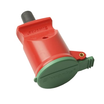 Extension plug F8 without earth , red/green 443101