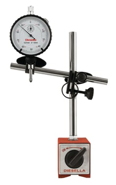 Magnetic stand w/dial indicator 0-10 mm w/lug back (art. 10380800+10331545) 92271845