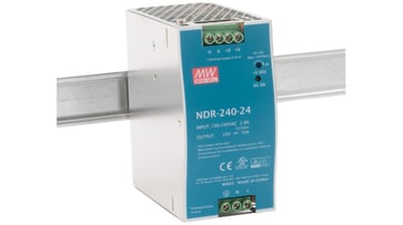 DIN-skinnestrømforsyning 24V, 10A, 240W, NDR 300-44-173