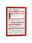 Duraframe A4 Inforamme 10 stk rød 488203 miniature