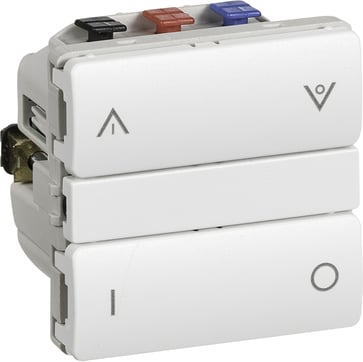 IHC Wireless - combined relay - 1 module - 2 rockers - white 505D6503