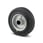 Tente Løs hjul, sort massiv gummi, ledende, Ø160x40 mm, Ø20xNL58, rulleleje, 135 kg Byggehøjde: 160 mm. Driftstemperatur:  -20°/+60° 00006532 miniature