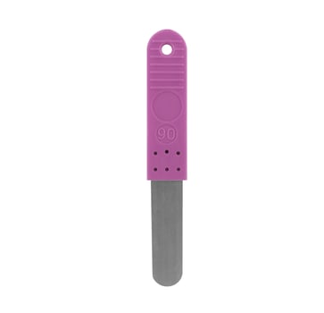 Feeler gauge 0,90 mm with plastic handle (pink) 10590090