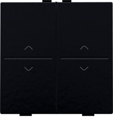 Tangent med pil symboler til 4-tryk, Bakelite® piano black coated 200-00010