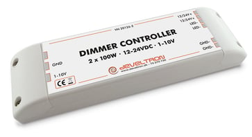 LED dimmer 2x100W 1-10V - 12-24Vdc VN20126X2