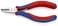 Knipex electronics end cutting nipper 120mm with small facet and 35° angled jaws 64 72 120 miniature