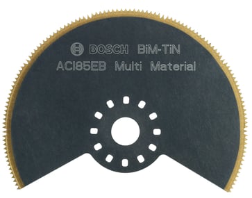 Bosch BIM-TiN segment saw blade ACZ 85 EIB Multi Material 85 mm (Blister pk) 2608661758