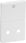 FUGA tangent/afdækning for stikkontakt med 2-pol afbryder, hvid 530D6919 miniature