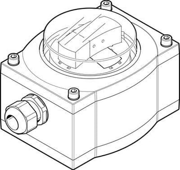 Festo Sensorbox - SRAP-M-CA1-GR270-1-A-TP20-EX2 568241