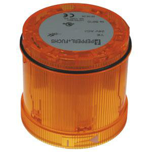 360° signal lamp LED, yellow VAZ-LED-70MM-YE 196234