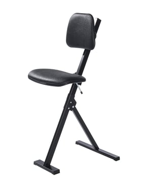 Sit-stand chair Ambla immitation leather black 751800
