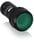 Kompakt lavt lampe kiptryk grøn 1 slutte CP2-13G-10 1SFA619101R1312 miniature