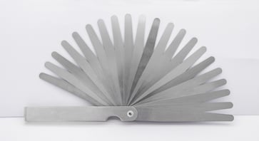 Feeler gauge 0,10-2,00 mm (21 blades) 100 mm conical rounded and 10 mm width 10585130