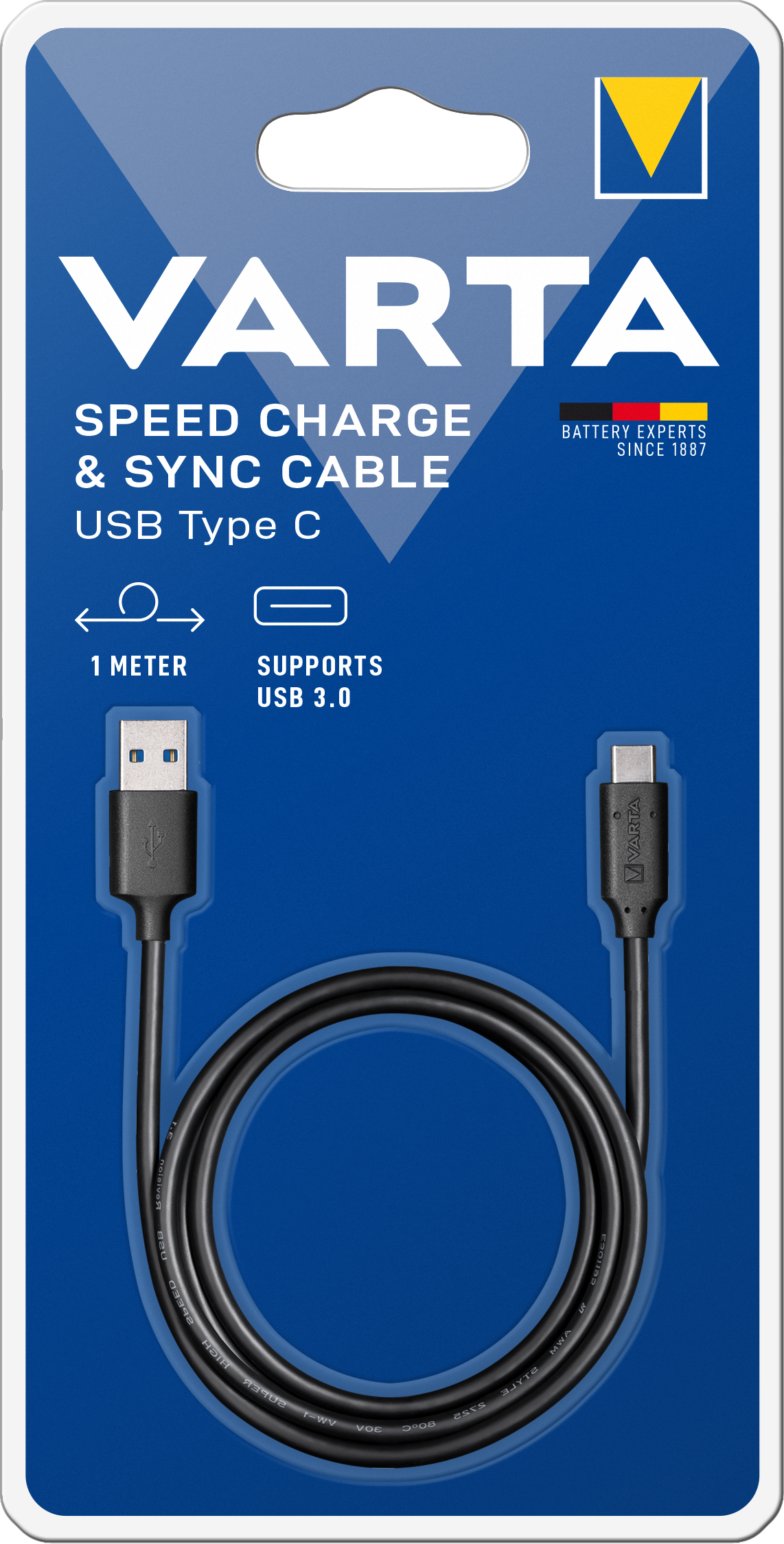 Campeonato Escalofriante omitir VARTA Charge & Sync Cable with USB Type C connector - VARTA Charge & Sync...  | Lemvigh-Müller
