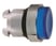 Harmony lampetrykhoved i metal for BA9s med fjeder-retur og ophøjet trykflade i blå farve ZB4BW16 miniature
