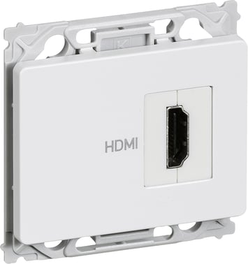 LK OPUS 66 HDMI-udtag passivt, 1 modul, hvid 508N6450
