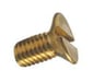 Slotted countersunk head DIN 963 brass