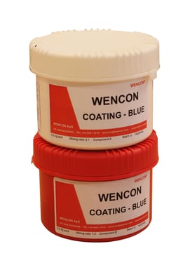 Wencon Coating, blå (0,5kg) To-komponent Epoxy lav viskos 1030