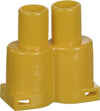FUGA dåse for indstøbning gul  overgangsstykke 16 mm tud til 20 mm rør 104D0149
