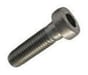 Socket head cap screw with center hole low head DIN 6921 stainless steel A4