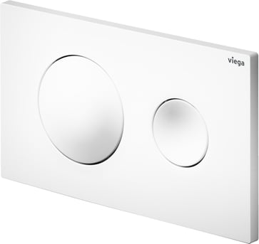 Viega Prevista WC flush plate Visign for Style 20 white 773793