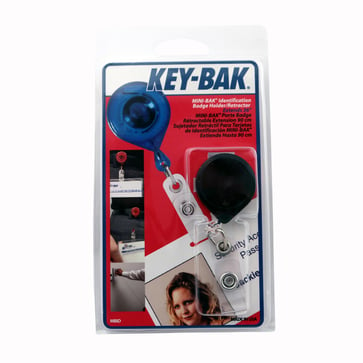 KEY-BAK ID Card MINI-BAK BLACK with belt clip 20180090