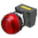 M22N Indicator, Plastic halvkugleformet, rød, rød, 220/230/240 VAC, push-in terminal M22N-BG-TRA-RE-P 672602 miniature