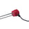 Elektrodeføler 1000mm 1½”RG m/kabel 4 elektroder isolerede Nylon-hoved AISI316 VNI4 miniature