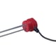 Elektrodeføler 1000mm 1½”RG m/kabel 3 elektroder isolerede Nylon-hoved AISI316 7824840902
