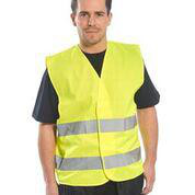 Hi-Vis Two Band Vest yellow size XL cl. 2 C474YERL/XL