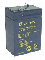Blybatteri 6V-4,5AH 70X47X101 F1 460-6020
