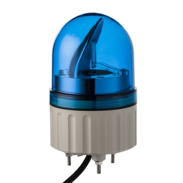 Harmony XVR Ø84 mm roterende signallampe med LED og IP23/IP65(med XVRZ081) i blå farve, 24VAC/DC XVR08B06