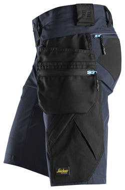 LiteWork stretch shorts 6108 m. aftagelige hylsterlommer navy blå str. 46 61089504046