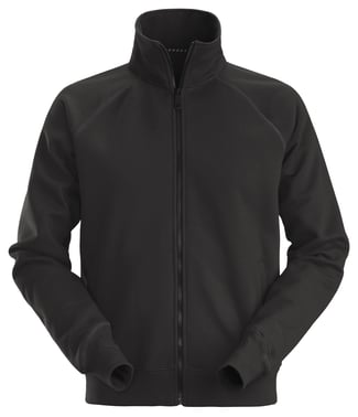 Sweatjacket with zipper size: S  black 28860400004