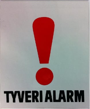 Intruder alarm sticker 5785003602