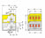Modulært 4-lederprintstik til individuelle loddestifter, lysegrå/gul 243-212 miniature